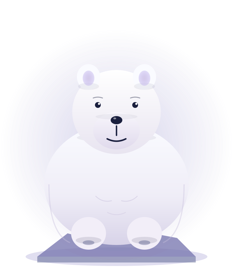 Arko, the GlacialBooks bookkeeping mascot