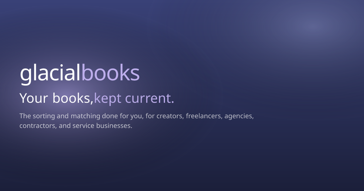 GlacialBooks — official preview image